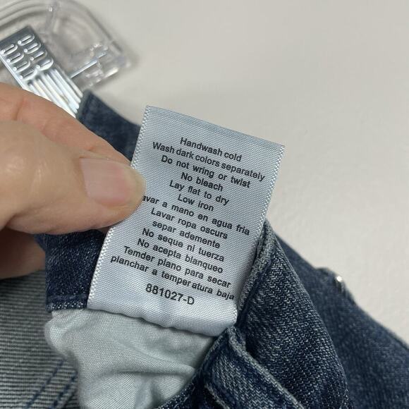 Judy Blue Tell Me About It Straight Fit Jeans Size 11/30 Blue Studded Stretch - Picture 16 of 16